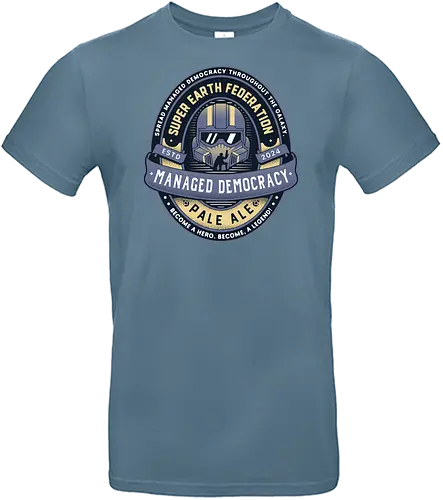Spread Democracy Pale Ale - hell, hell, diver, hell, diver 2, hell, diver ii, space, spreading democracy, enlist today, super earth, terminids, shooter, bile titan, gamer, video game, gaming, spread democracy, liber tea - Standard T-Shirt