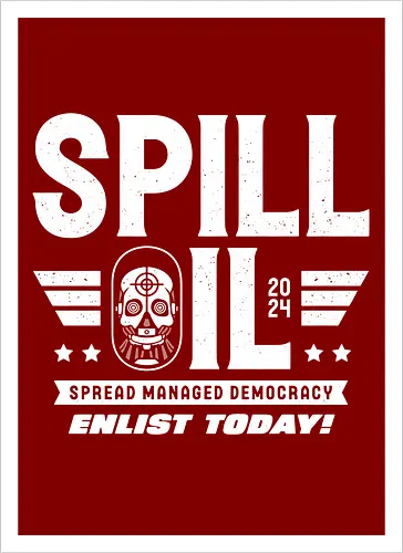 Spill Oil Emblem