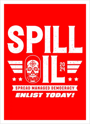 Spill Oil Emblem