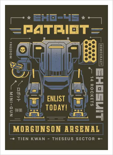 Democracy Exo Patriot Mech