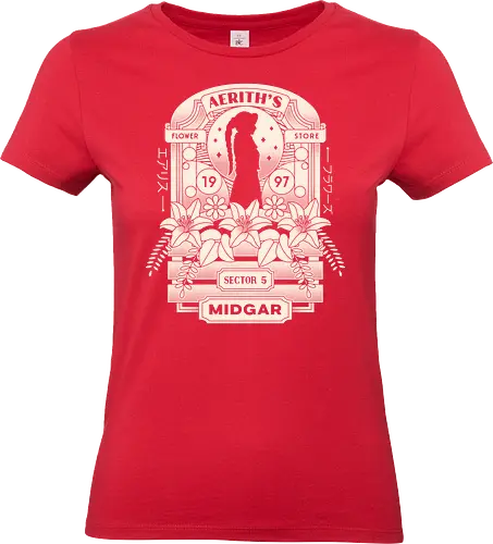 Gaming And Flowers - Cloud, Final 7, Final vii rebirth, barret wallace, Kupo, Kweh, avalanche, midgar, Final xiv, ff14, video game, Gaming, aeris, Villain - Standard T-Shirt (Women)