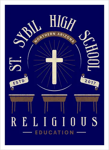 St Sybil High School Emblem