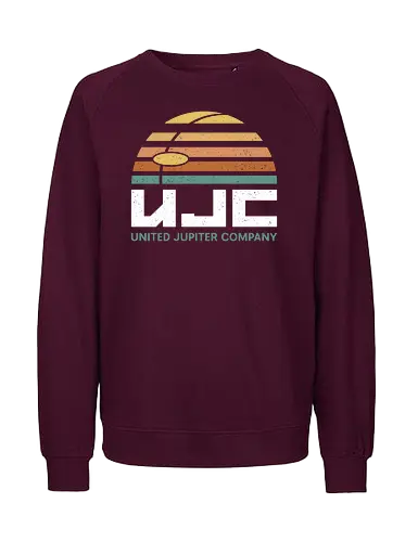 United Jupiter Company Vintage - the callisto protocol, united jupiter company, moon, black iron prison, dead space, horror, survival, jacob lee, the commonality, biophage pathogen, game, gaming, video game, gamer, terror - Fairtrade Sweatshirt