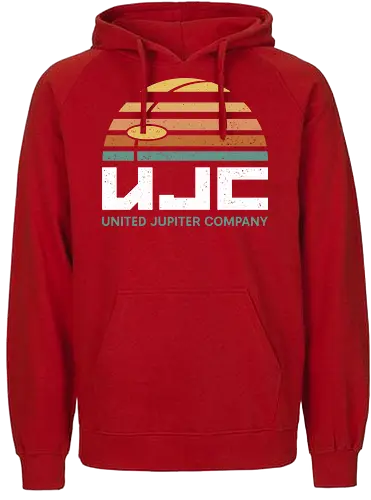 United Jupiter Company Vintage - the callisto protocol, united jupiter company, moon, black iron prison, dead space, horror, survival, jacob lee, the commonality, biophage pathogen, game, gaming, video game, gamer, terror - Fairtrade Hoodie