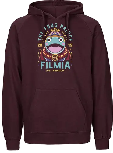 Smiling Frog Prince Emblem - the legend of legacy, hd remastered, fantasy, liber, bianca, garnet, filmia, the frog prince, video games, gaming, gamer, rpg, jrpg, action, kawaii - Fairtrade Hoodie