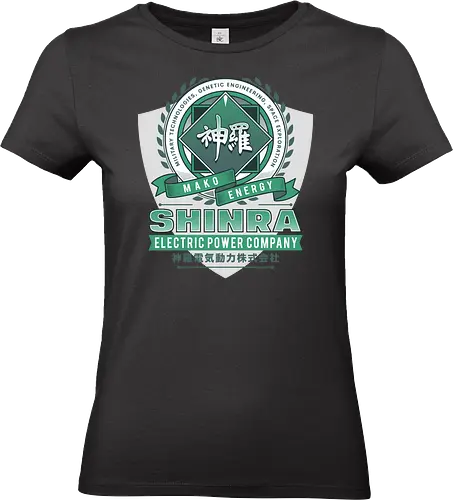 Shinra Electric Emblem - Cloud, Final 7, Final vii rebirth, Gaming lockhart, Villain, barret wallace, avalanche, midgar, Final xiv, ff14, video game, shinra, gaming, Kupo, Kweh - Standard T-Shirt (Women)