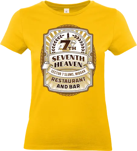 Gaming Lockhart Bar Emblem - Cloud, Final 7, Final vii rebirth, Kupo, Kweh, 7th heaven, seventh heaven, Gaming lockhart, Villain, barret wallace, avalanche, midgar, Final xiv, ff14, video game - Standard T-Shirt (Women)