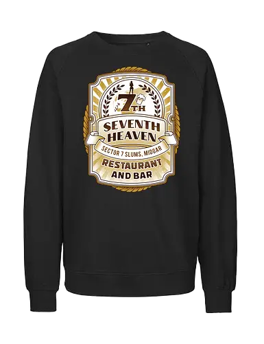 Gaming Lockhart Bar Emblem - Cloud, Final 7, Final vii rebirth, Kupo, Kweh, 7th heaven, seventh heaven, Gaming lockhart, Villain, barret wallace, avalanche, midgar, Final xiv, ff14, video game - Fairtrade Sweatshirt