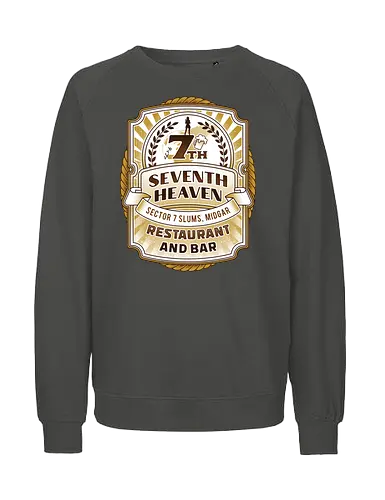 Gaming Lockhart Bar Emblem - Cloud, Final 7, Final vii rebirth, Kupo, Kweh, 7th heaven, seventh heaven, Gaming lockhart, Villain, barret wallace, avalanche, midgar, Final xiv, ff14, video game - Fairtrade Sweatshirt