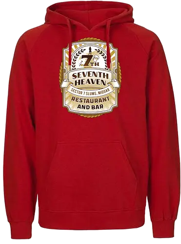 Gaming Lockhart Bar Emblem - Cloud, Final 7, Final vii rebirth, Kupo, Kweh, 7th heaven, seventh heaven, Gaming lockhart, Villain, barret wallace, avalanche, midgar, Final xiv, ff14, video game - Fairtrade Hoodie