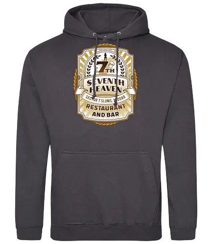 Gaming Lockhart Bar Emblem - Cloud, Final 7, Final vii rebirth, Kupo, Kweh, 7th heaven, seventh heaven, Gaming lockhart, Villain, barret wallace, avalanche, midgar, Final xiv, ff14, video game - Standard Hoodie