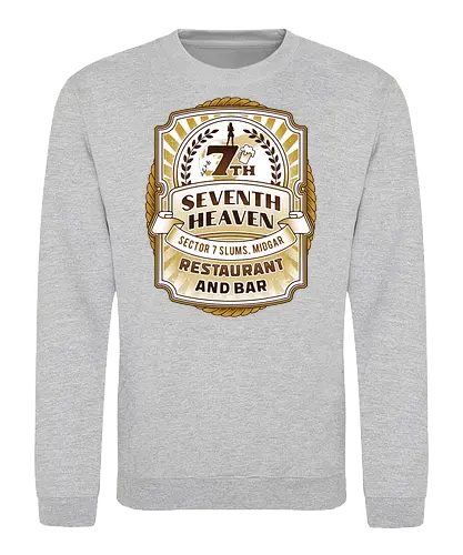 Gaming Lockhart Bar Emblem - Cloud, Final 7, Final vii rebirth, Kupo, Kweh, 7th heaven, seventh heaven, Gaming lockhart, Villain, barret wallace, avalanche, midgar, Final xiv, ff14, video game - Sweatshirt