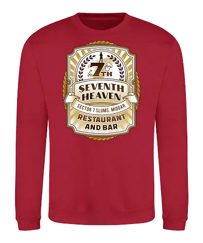 Gaming Lockhart Bar Emblem - Cloud, Final 7, Final vii rebirth, Kupo, Kweh, 7th heaven, seventh heaven, Gaming lockhart, Villain, barret wallace, avalanche, midgar, Final xiv, ff14, video game - Sweatshirt