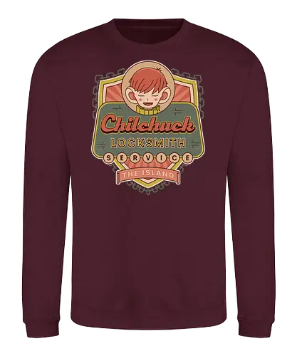 Chilchuck Locksmith Service - Delicious, Meshi, walking mushroom, marcille donato, falin touden, laios touden, senshi of izganda, chilchuck tims, fantasy, locksmith, anime, manga, cooking, TV, dwarf - Sweatshirt