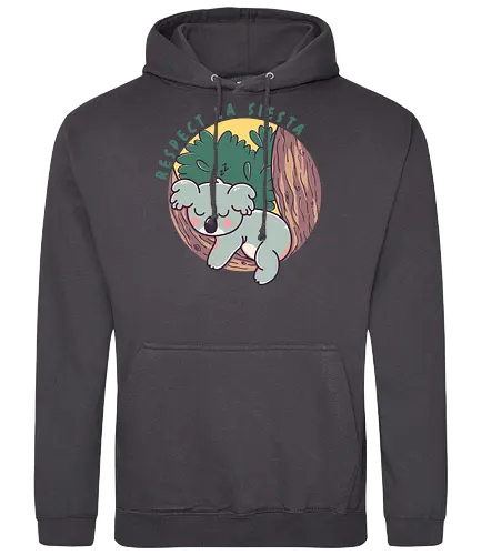 Respect la siesta - funny, koala, cute, sleep - Standard Hoodie