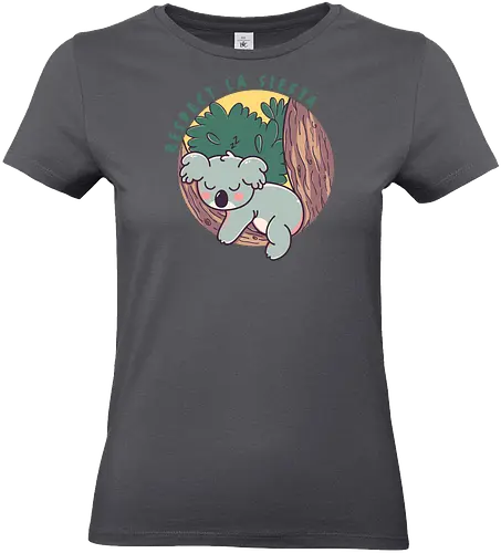 Respect la siesta - funny, koala, cute, sleep - Standard T-Shirt (Women)