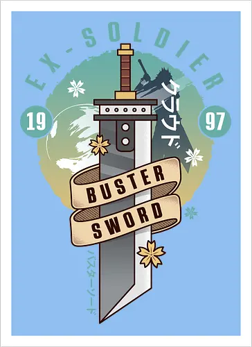 Cloud Buster Sword Emblem