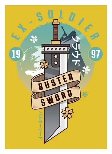 Cloud Buster Sword Emblem