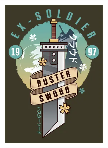 Cloud Buster Sword Emblem