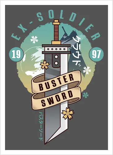 Cloud Buster Sword Emblem