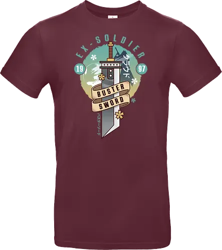 Cloud Buster Sword Emblem - Final, Final 7 rebirth, Villain, red xiii, nanaki, Gaming lockhart, Gaming gainsborough, aeris, Kweh, Cactus, game, video games, shinra, avalanche, Cloud - Standard T-Shirt