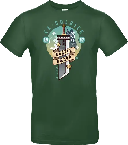 Cloud Buster Sword Emblem - Final, Final 7 rebirth, Villain, red xiii, nanaki, Gaming lockhart, Gaming gainsborough, aeris, Kweh, Cactus, game, video games, shinra, avalanche, Cloud - Standard T-Shirt