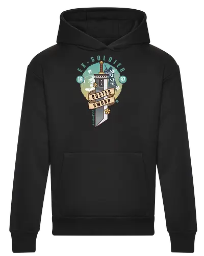Cloud Buster Sword Emblem - Final, Final 7 rebirth, Villain, red xiii, nanaki, Gaming lockhart, Gaming gainsborough, aeris, Kweh, Cactus, game, video games, shinra, avalanche, Cloud - Heavyweight Hoodie