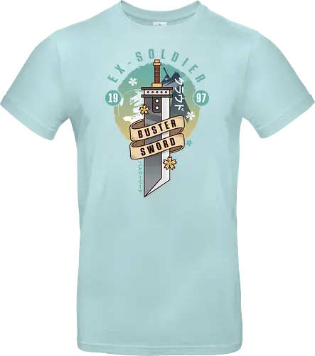 Cloud Buster Sword Emblem - Final, Final 7 rebirth, Villain, red xiii, nanaki, Gaming lockhart, Gaming gainsborough, aeris, Kweh, Cactus, game, video games, shinra, avalanche, Cloud - Standard T-Shirt