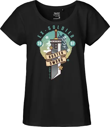 Cloud Buster Sword Emblem - Final, Final 7 rebirth, Villain, red xiii, nanaki, Gaming lockhart, Gaming gainsborough, aeris, Kweh, Cactus, game, video games, shinra, avalanche, Cloud - Fairtrade Girl Shirt