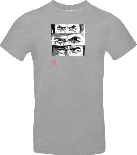 eyes - the good, the bad, the ugly, clint eastwood, sumie, japan, cowboys - Standard T-Shirt