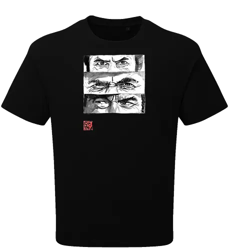 eyes - the good, the bad, the ugly, clint eastwood, sumie, japan, cowboys - Oversize T-Shirt