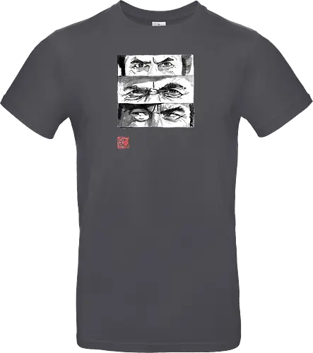 eyes - the good, the bad, the ugly, clint eastwood, sumie, japan, cowboys - Standard T-Shirt