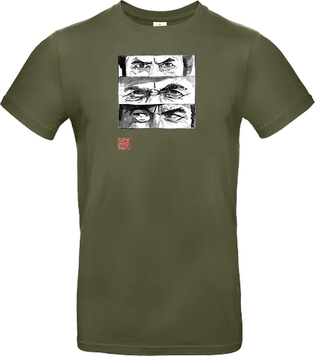 eyes - the good, the bad, the ugly, clint eastwood, sumie, japan, cowboys - Standard T-Shirt