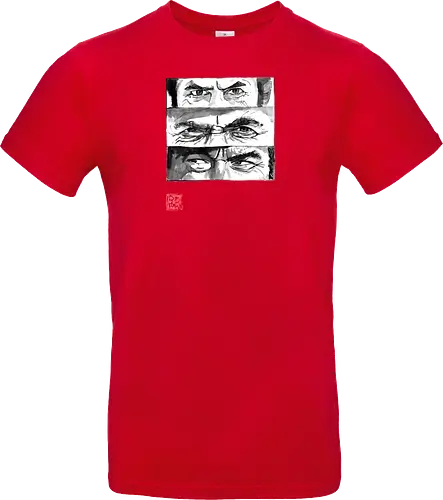 eyes - the good, the bad, the ugly, clint eastwood, sumie, japan, cowboys - Standard T-Shirt