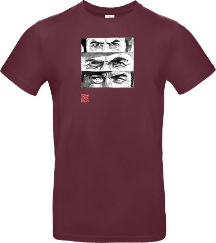 eyes - the good, the bad, the ugly, clint eastwood, sumie, japan, cowboys - Standard T-Shirt