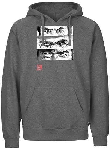 eyes - the good, the bad, the ugly, clint eastwood, sumie, japan, cowboys - Fairtrade Hoodie