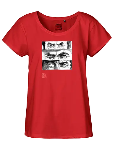 eyes - the good, the bad, the ugly, clint eastwood, sumie, japan, cowboys - Fairtrade Girl Shirt