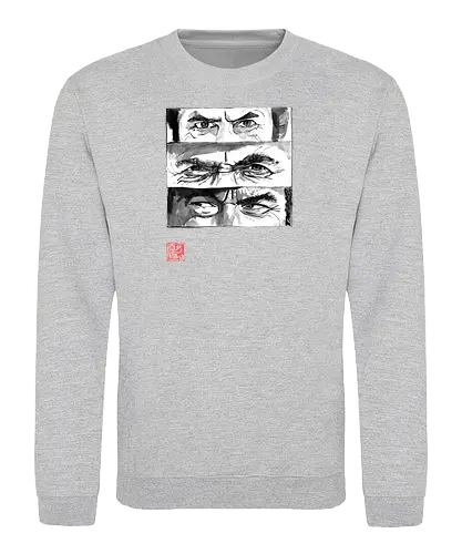 eyes - the good, the bad, the ugly, clint eastwood, sumie, japan, cowboys - Sweatshirt