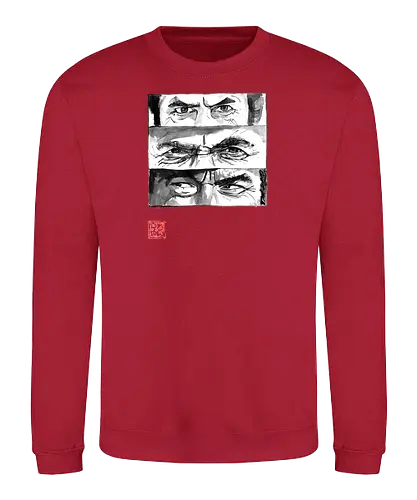 eyes - the good, the bad, the ugly, clint eastwood, sumie, japan, cowboys - Sweatshirt