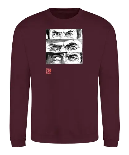 eyes - the good, the bad, the ugly, clint eastwood, sumie, japan, cowboys - Sweatshirt