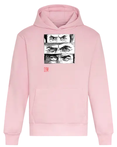 eyes - the good, the bad, the ugly, clint eastwood, sumie, japan, cowboys - Heavyweight Hoodie