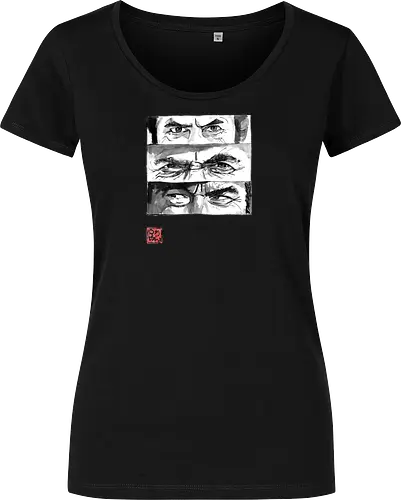 eyes - the good, the bad, the ugly, clint eastwood, sumie, japan, cowboys - Women T-Shirt