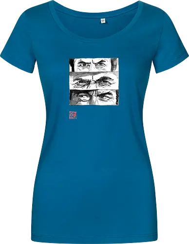 eyes - the good, the bad, the ugly, clint eastwood, sumie, japan, cowboys - Women T-Shirt