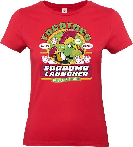 Tocotoco Weird Eggs - pal world, depresso, game, gaming, video game, gamer, survival, crafting, farming, monsters, bird, lamball, tocotoco, eggs, Pal - Standard T-Shirt (Women)