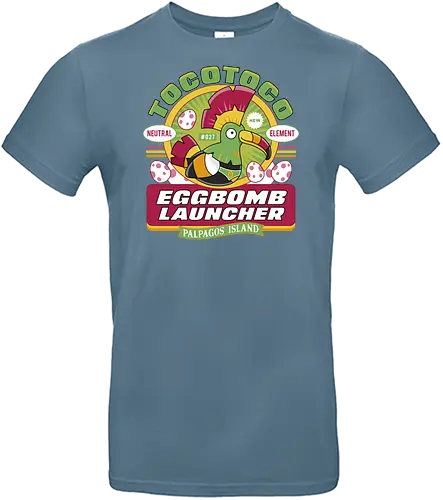 Tocotoco Weird Eggs - pal world, depresso, game, gaming, video game, gamer, survival, crafting, farming, monsters, bird, lamball, tocotoco, eggs, Pal - Standard T-Shirt