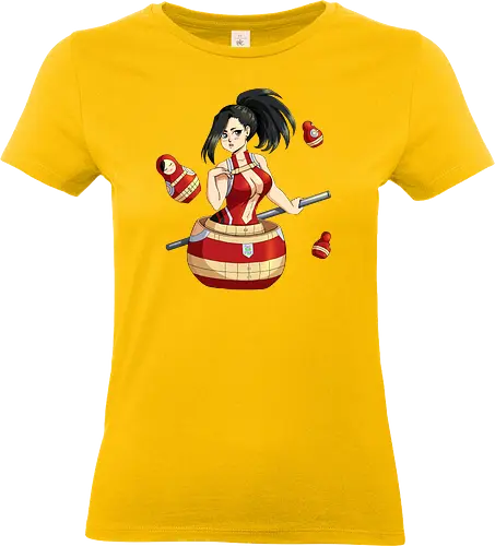 Crearti - mha, bnha, hero, momo, yaoyorozu, yaoyorozumomo, momoyaoyorozu, creati, matryoshka, matryoshkas, matryoshkadoll, herocostume, boobwindow, staff, blackhair, darkeyes, blackeyes, purplestarphoenix, hiroaka - Standard T-Shirt (Women)