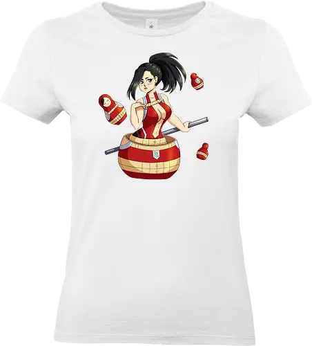 Crearti - mha, bnha, hero, momo, yaoyorozu, yaoyorozumomo, momoyaoyorozu, creati, matryoshka, matryoshkas, matryoshkadoll, herocostume, boobwindow, staff, blackhair, darkeyes, blackeyes, purplestarphoenix, hiroaka - Standard T-Shirt (Women)