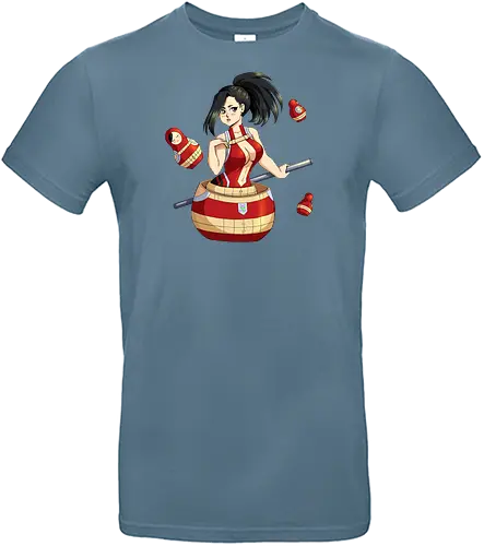 Crearti - mha, bnha, hero, momo, yaoyorozu, yaoyorozumomo, momoyaoyorozu, creati, matryoshka, matryoshkas, matryoshkadoll, herocostume, boobwindow, staff, blackhair, darkeyes, blackeyes, purplestarphoenix, hiroaka - Standard T-Shirt