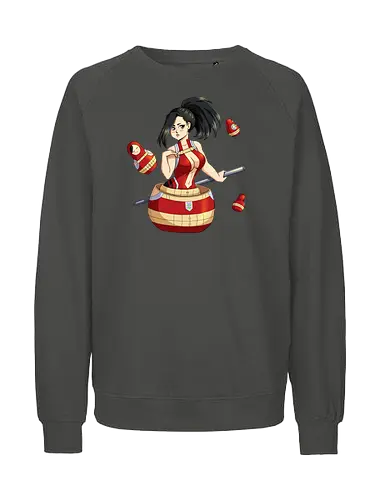 Crearti - mha, bnha, hero, momo, yaoyorozu, yaoyorozumomo, momoyaoyorozu, creati, matryoshka, matryoshkas, matryoshkadoll, herocostume, boobwindow, staff, blackhair, darkeyes, blackeyes, purplestarphoenix, hiroaka - Fairtrade Sweatshirt