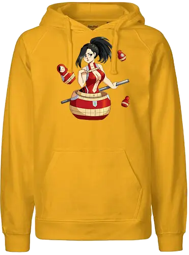 Crearti - mha, bnha, hero, momo, yaoyorozu, yaoyorozumomo, momoyaoyorozu, creati, matryoshka, matryoshkas, matryoshkadoll, herocostume, boobwindow, staff, blackhair, darkeyes, blackeyes, purplestarphoenix, hiroaka - Fairtrade Hoodie